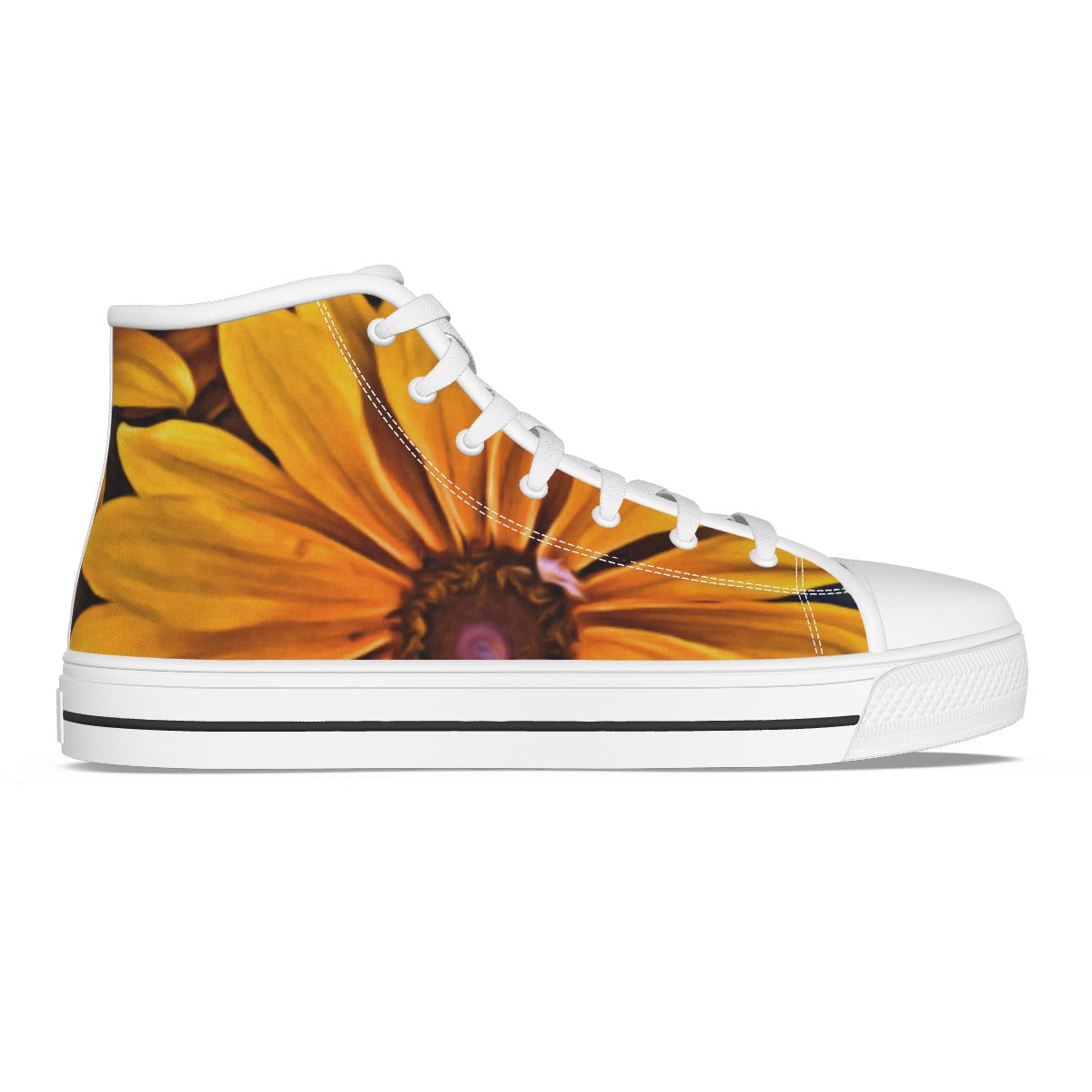 Sunflower High-top Sneakers – Bloom Designs Studio