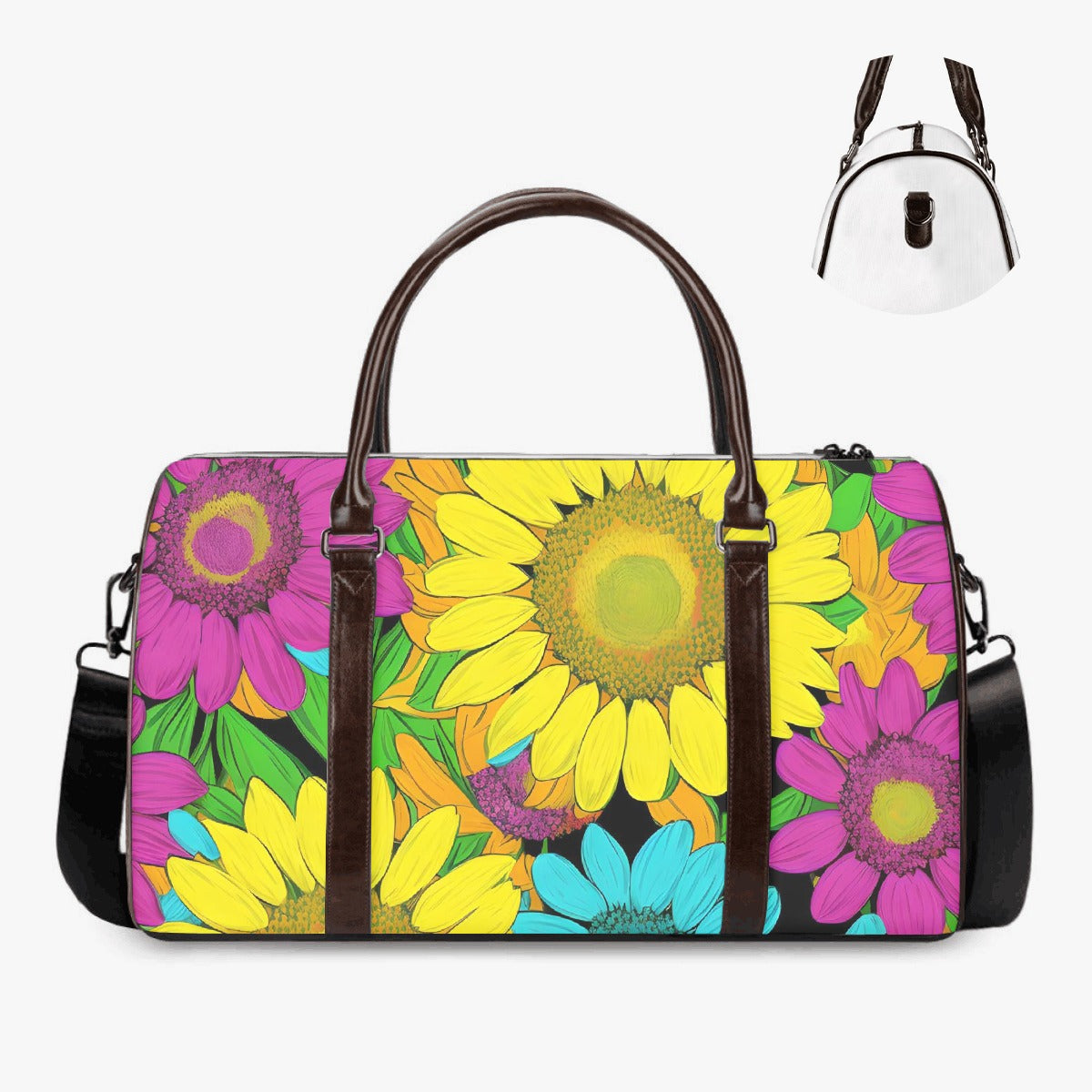 Groovy Floral Duffle Bag