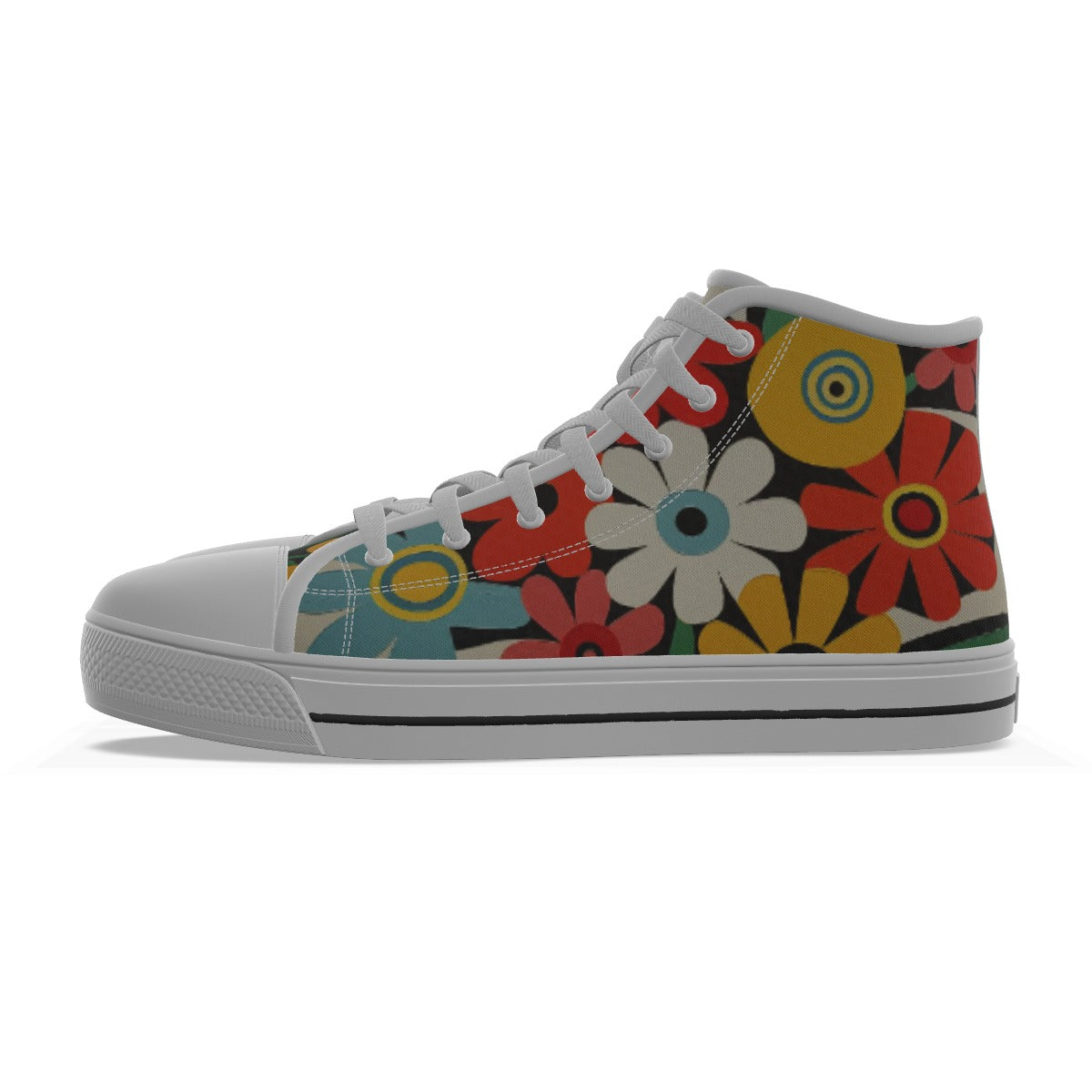 Flower Power High-top Sneakers