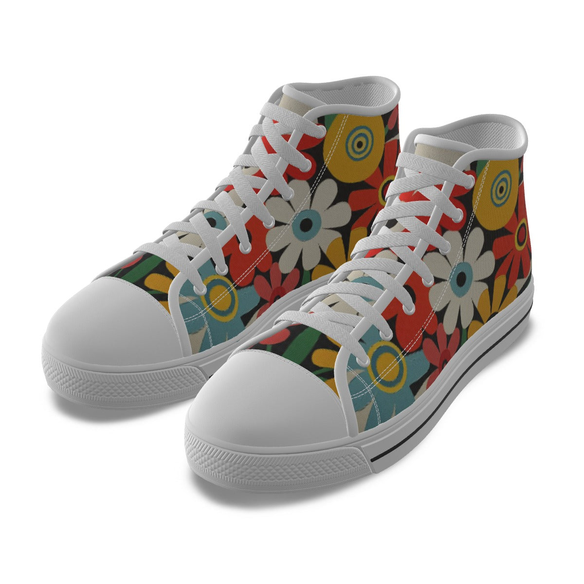 Flower Power High-top Sneakers