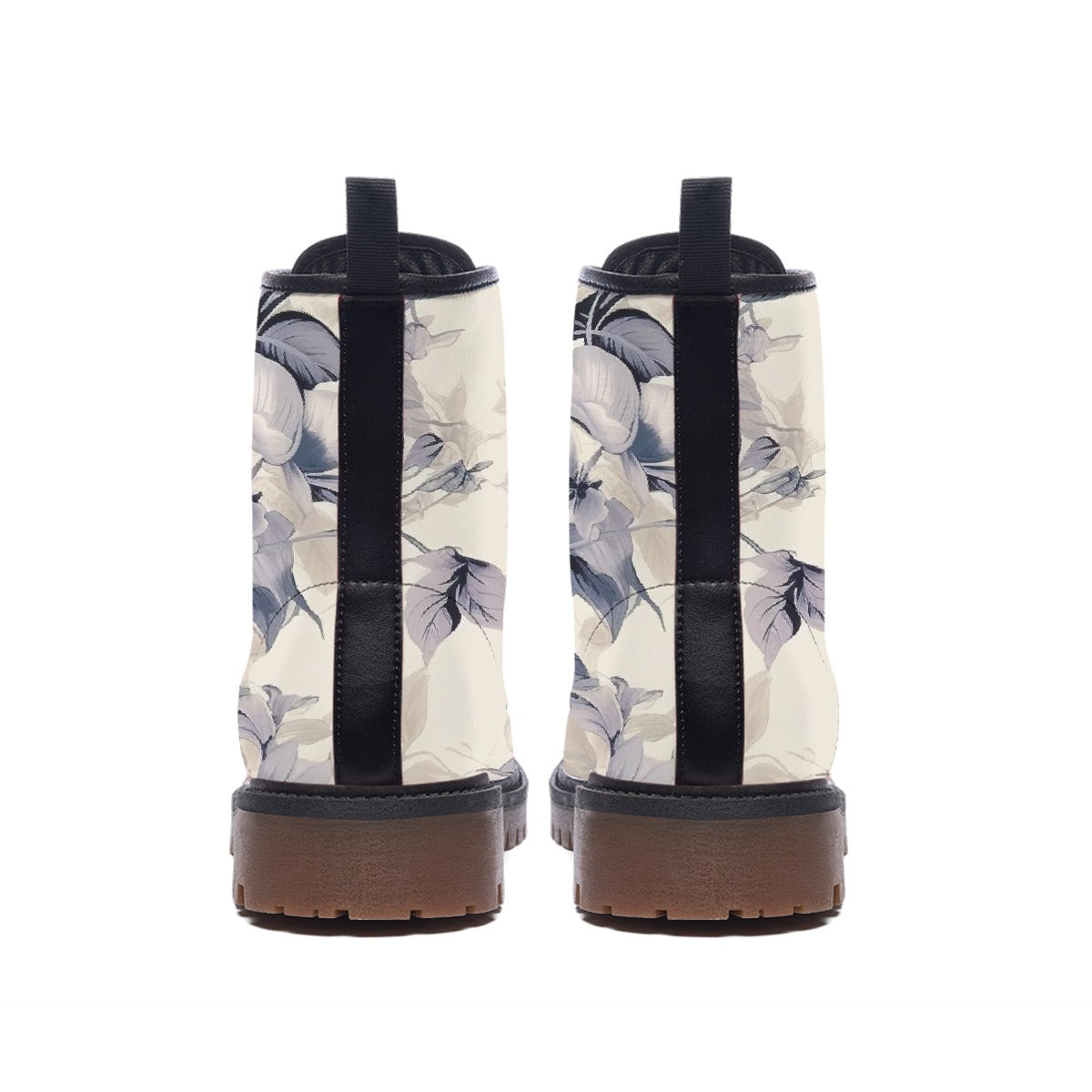 Floral Whisper Combat Boots