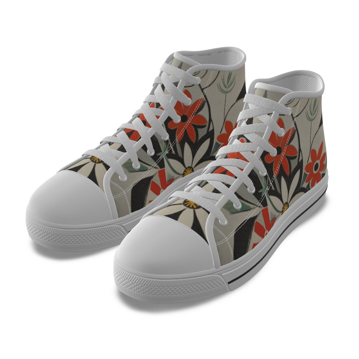 Mod Daisies High-top Sneakers