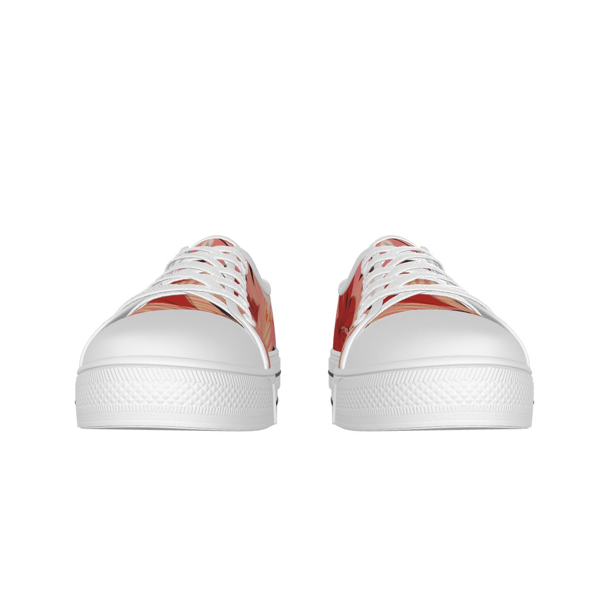 Coral Tropical Low-top Sneakers