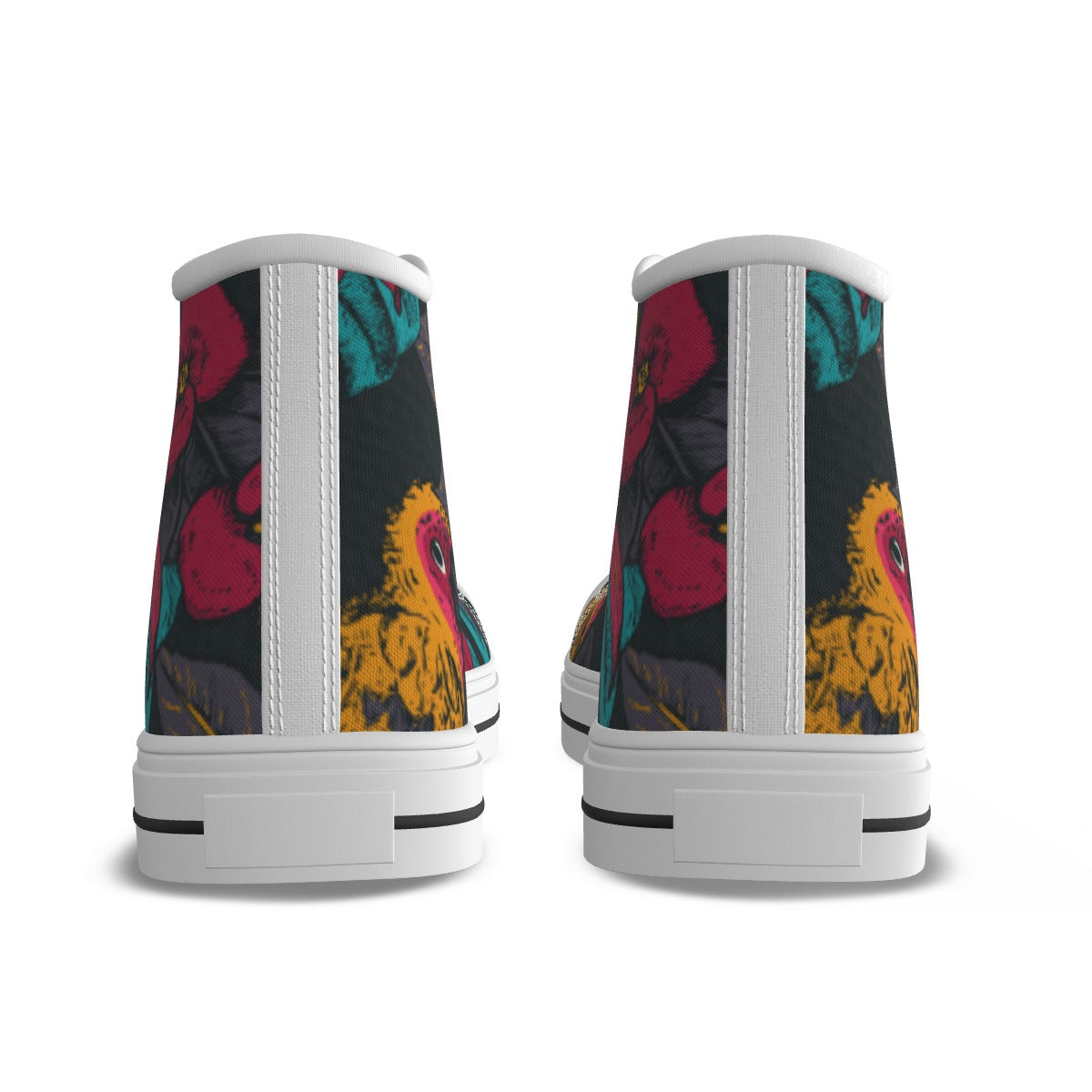 Bold Leaf High-top Sneakers