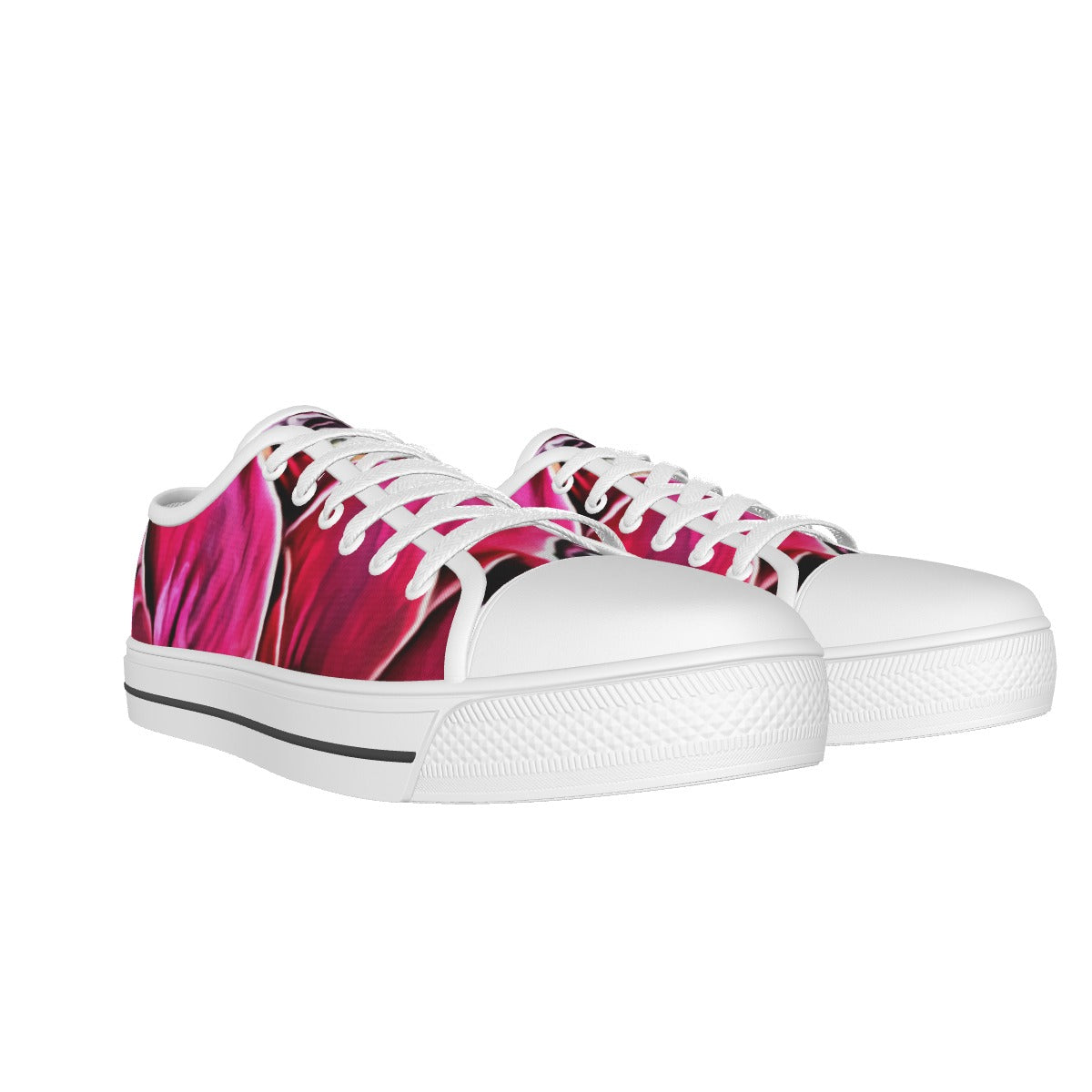 Hot Pink Orchid Low-top Sneakers