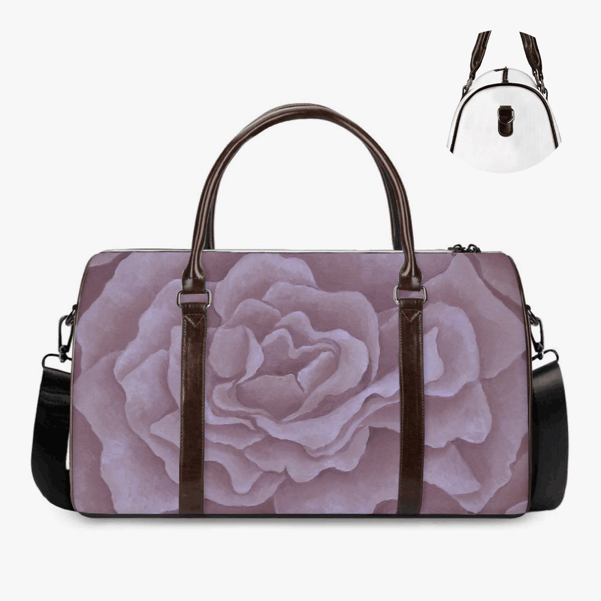 Plum Rose Duffle Bag