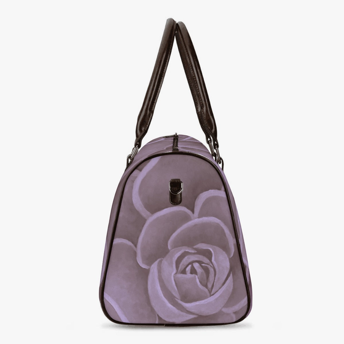 Plum Succulent Duffle Bag