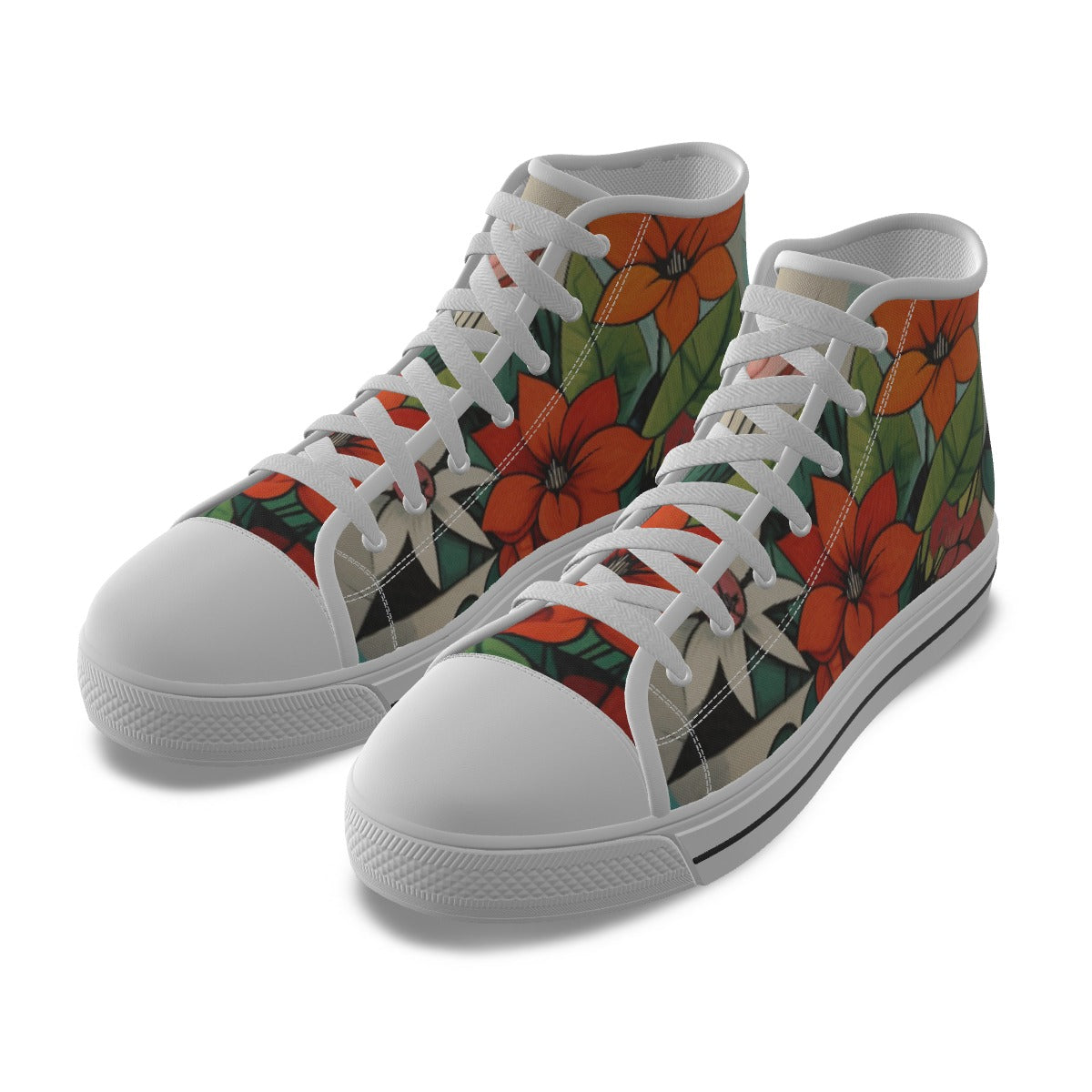 Playful Daisies High-top Sneakers