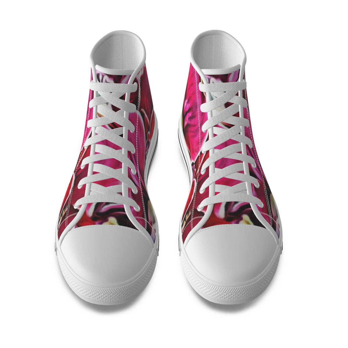 Hot Pink Orchid High-top Sneakers