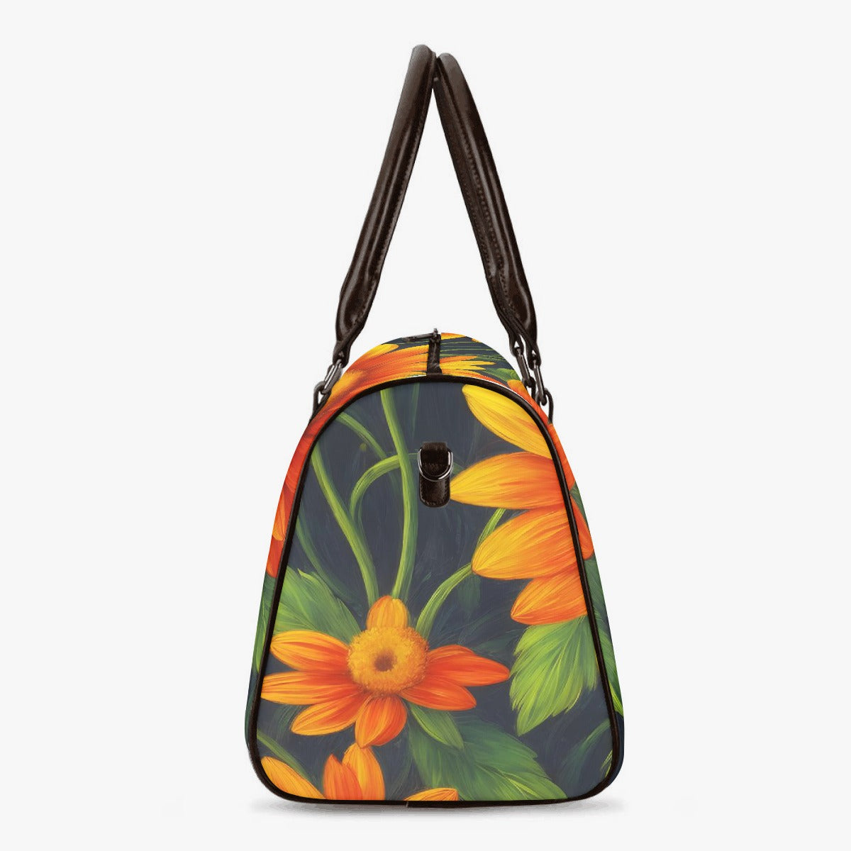 Orange Daisies Duffle Bag
