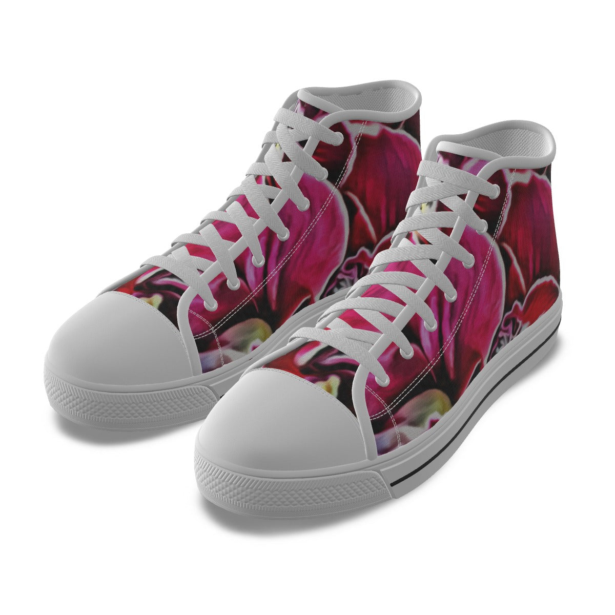 Hot Pink Orchid High-top Sneakers