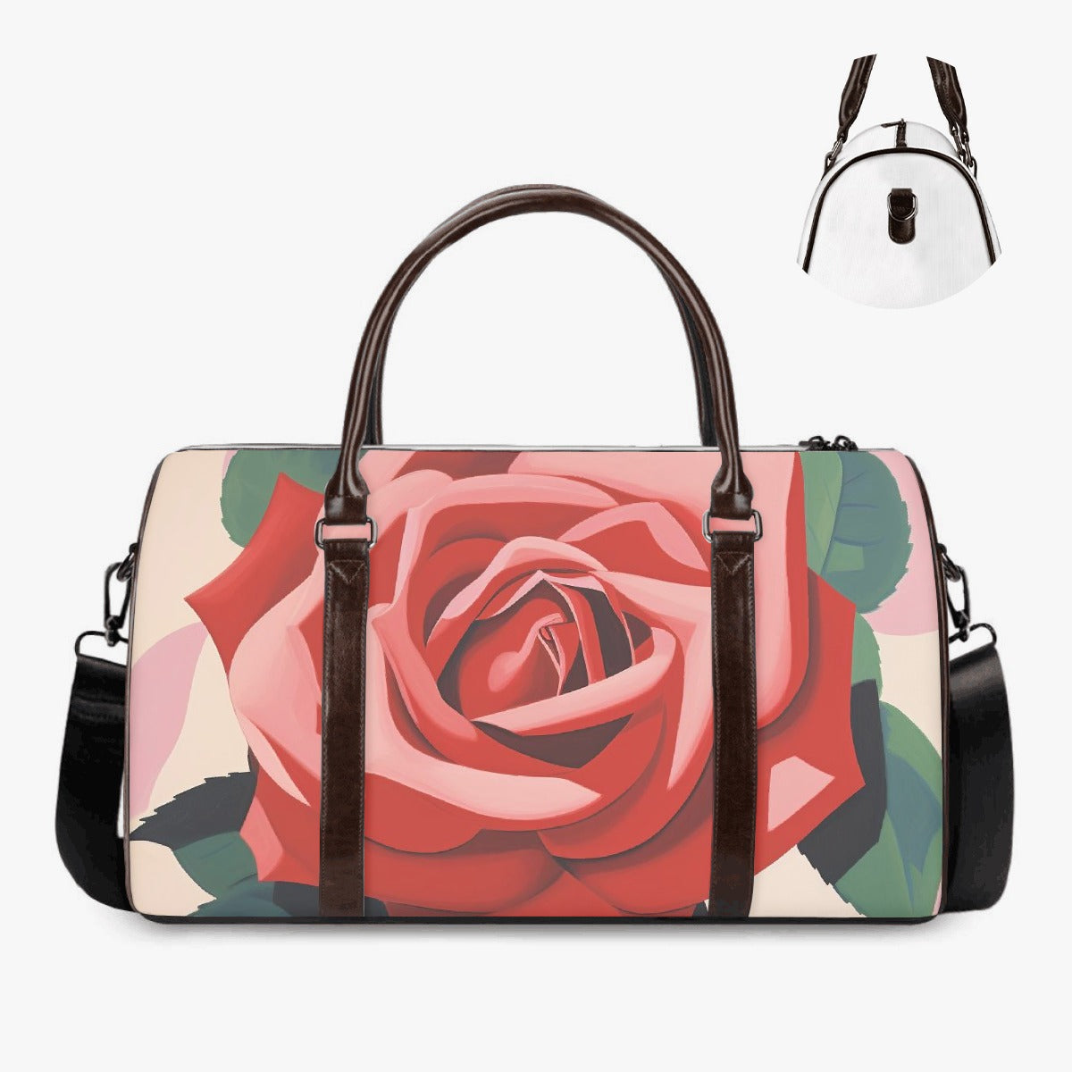Modern Rose Duffle Bag