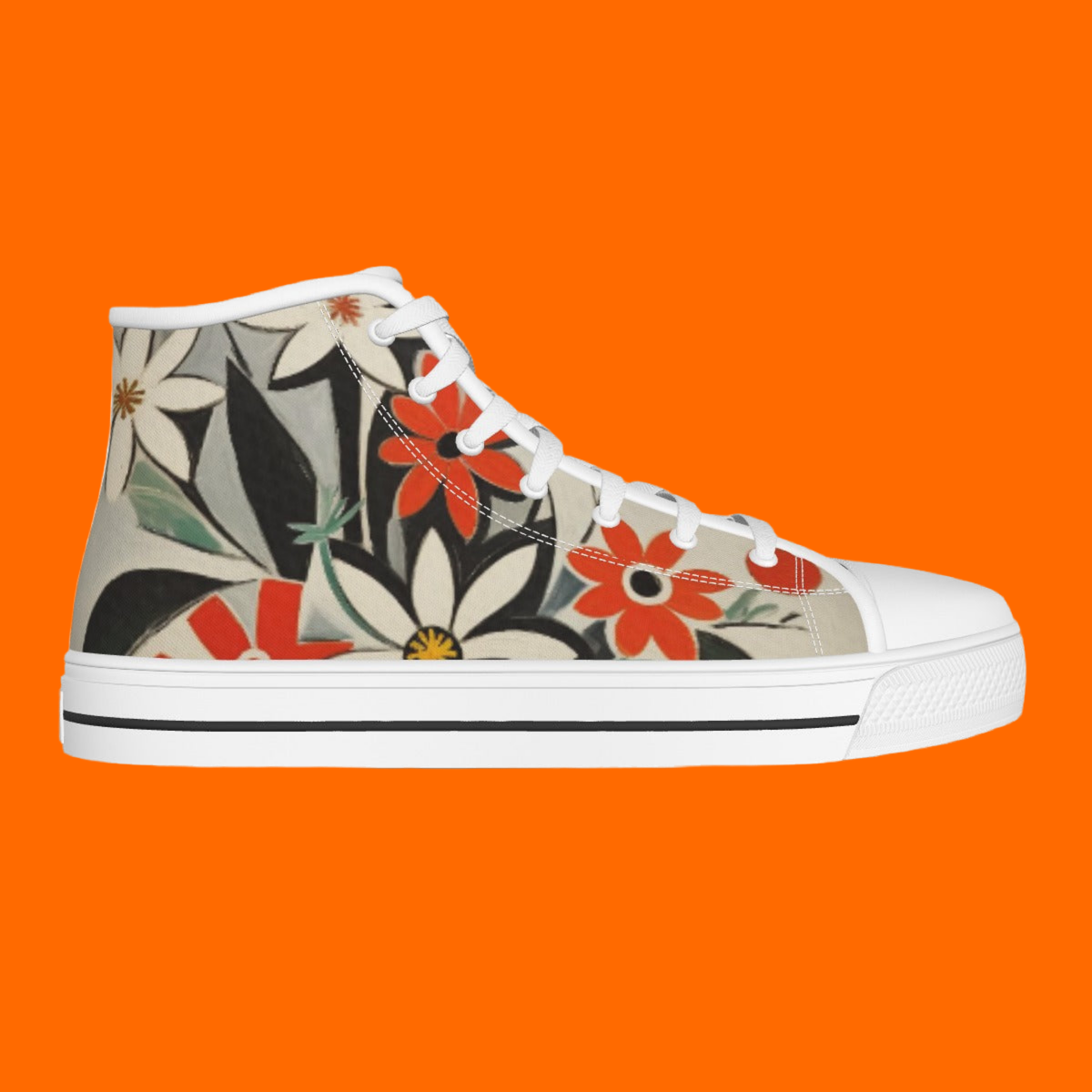 Mod Daisies High-top Sneakers