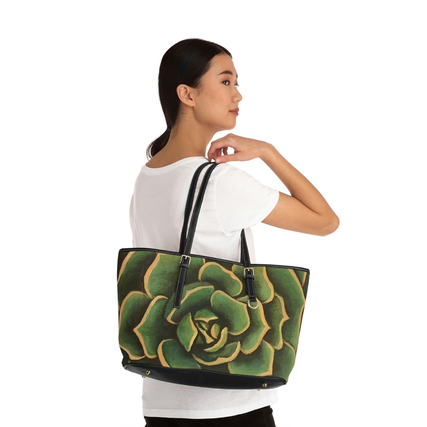 Olive Succulent Handbag