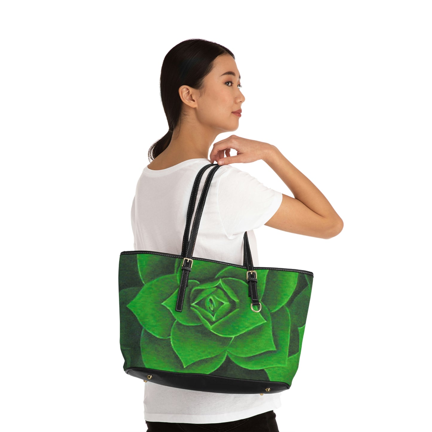 Emerald Succulent Handbag