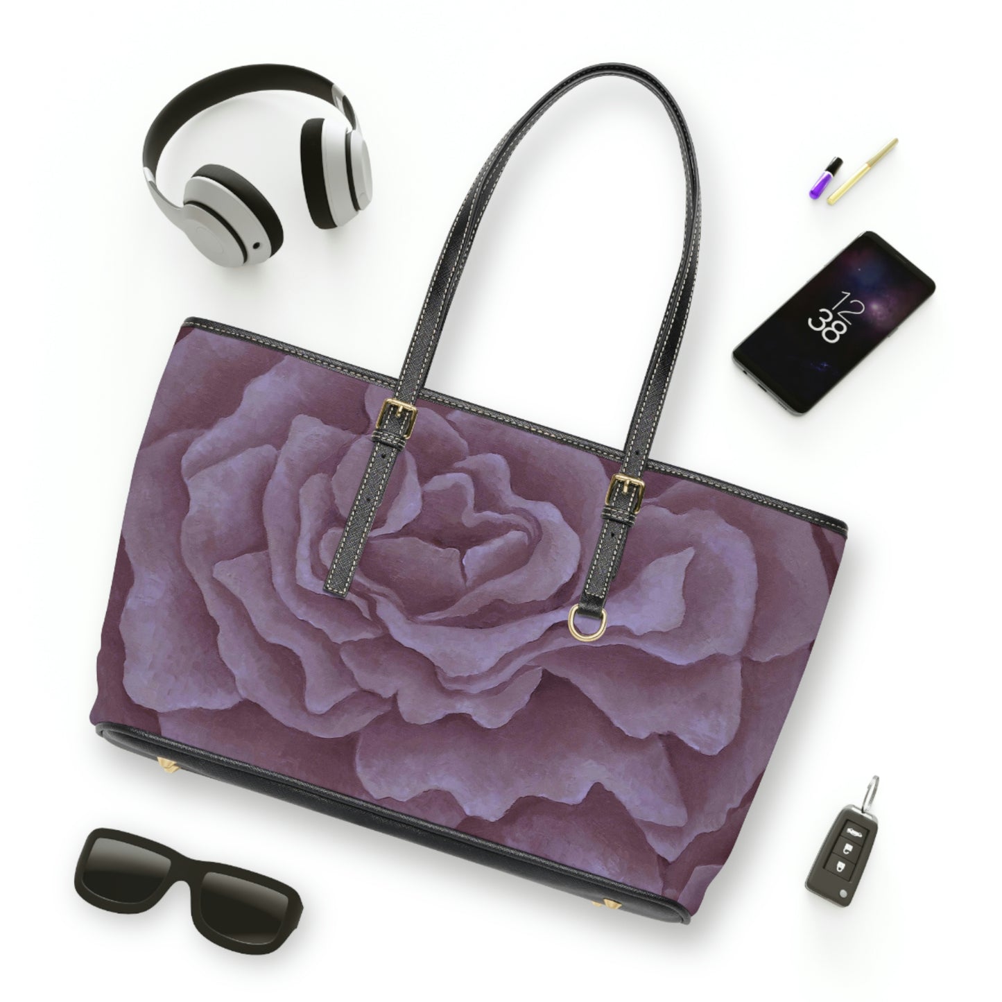 Plum Rose Handbag