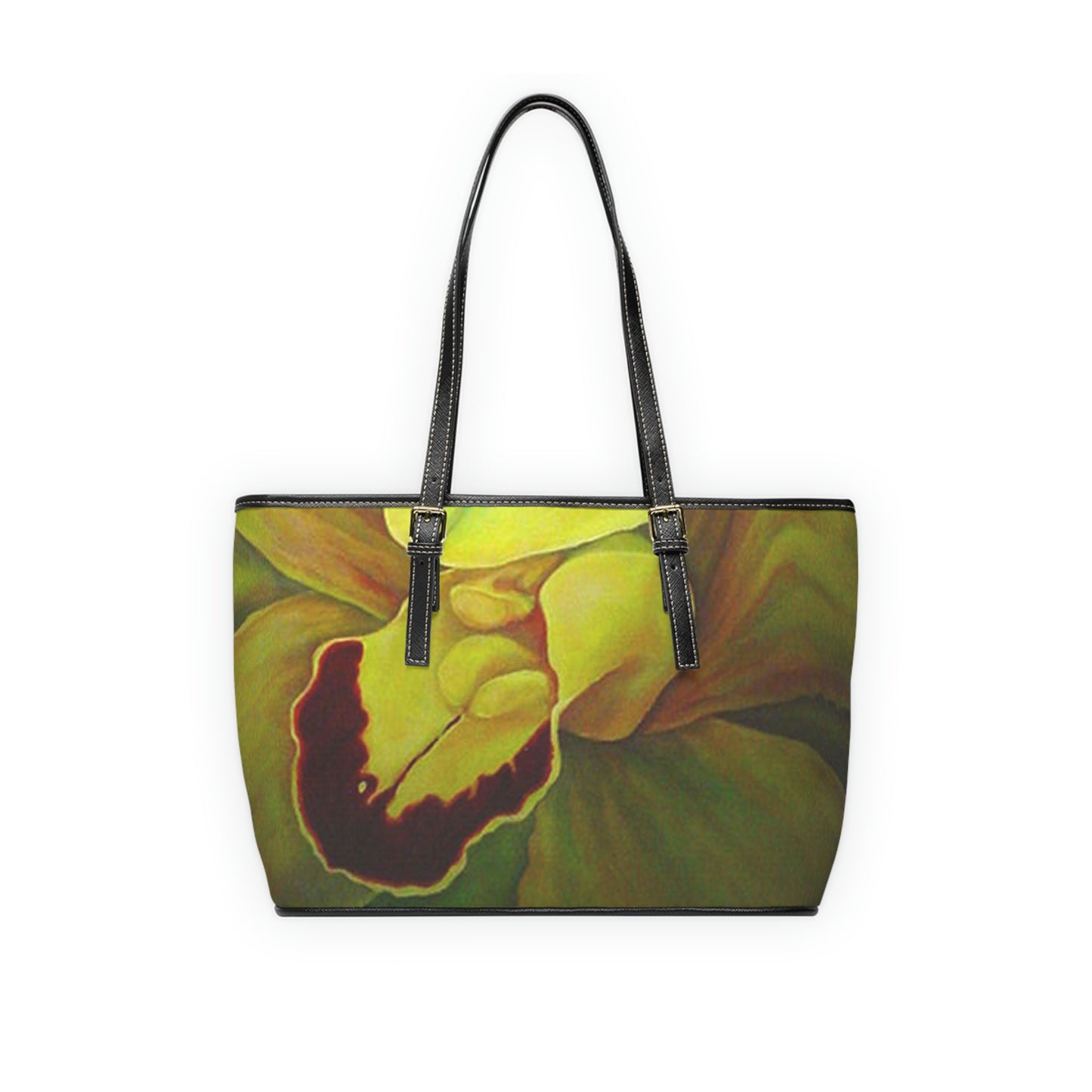 Chartreuse Orchid Handbag