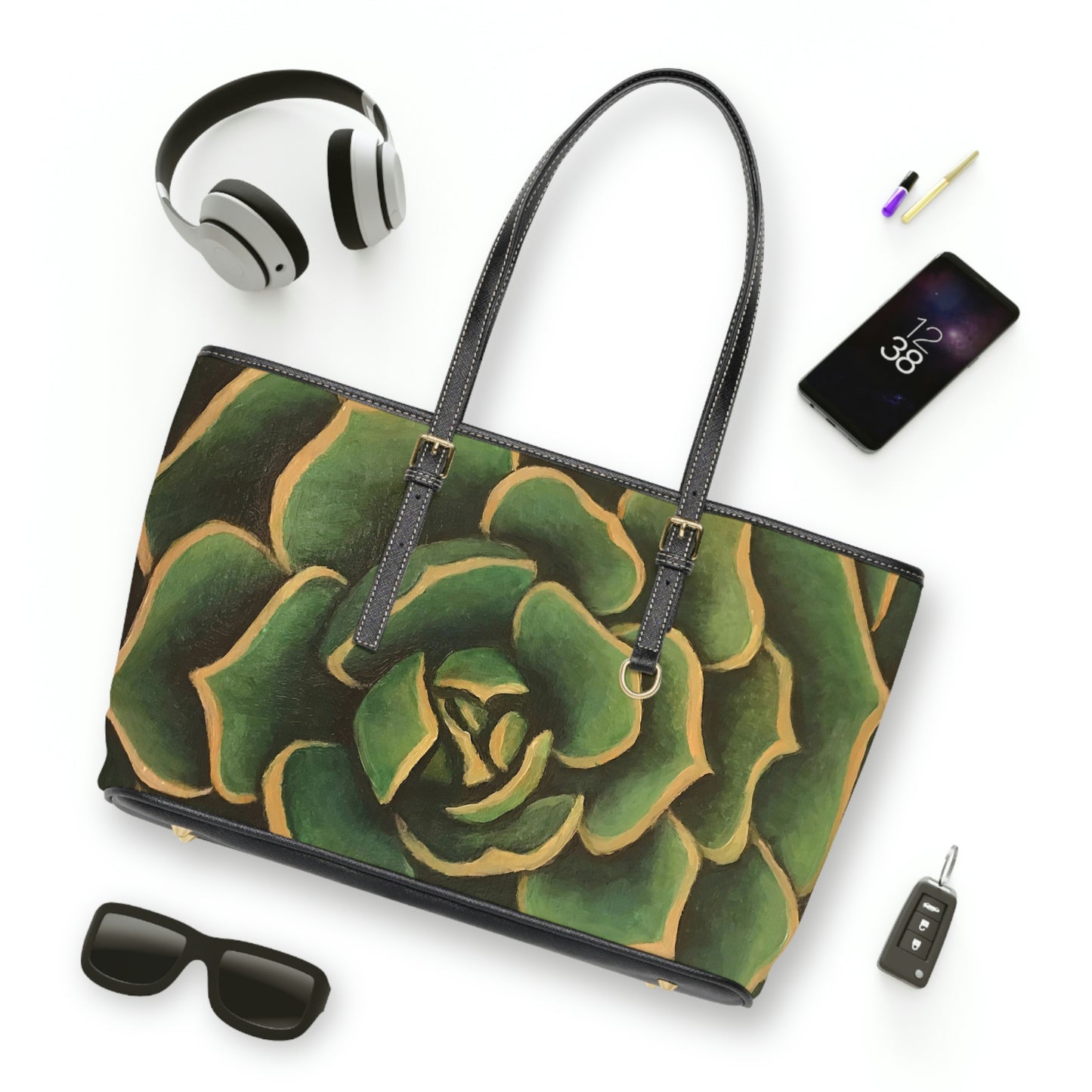 Olive Succulent Handbag