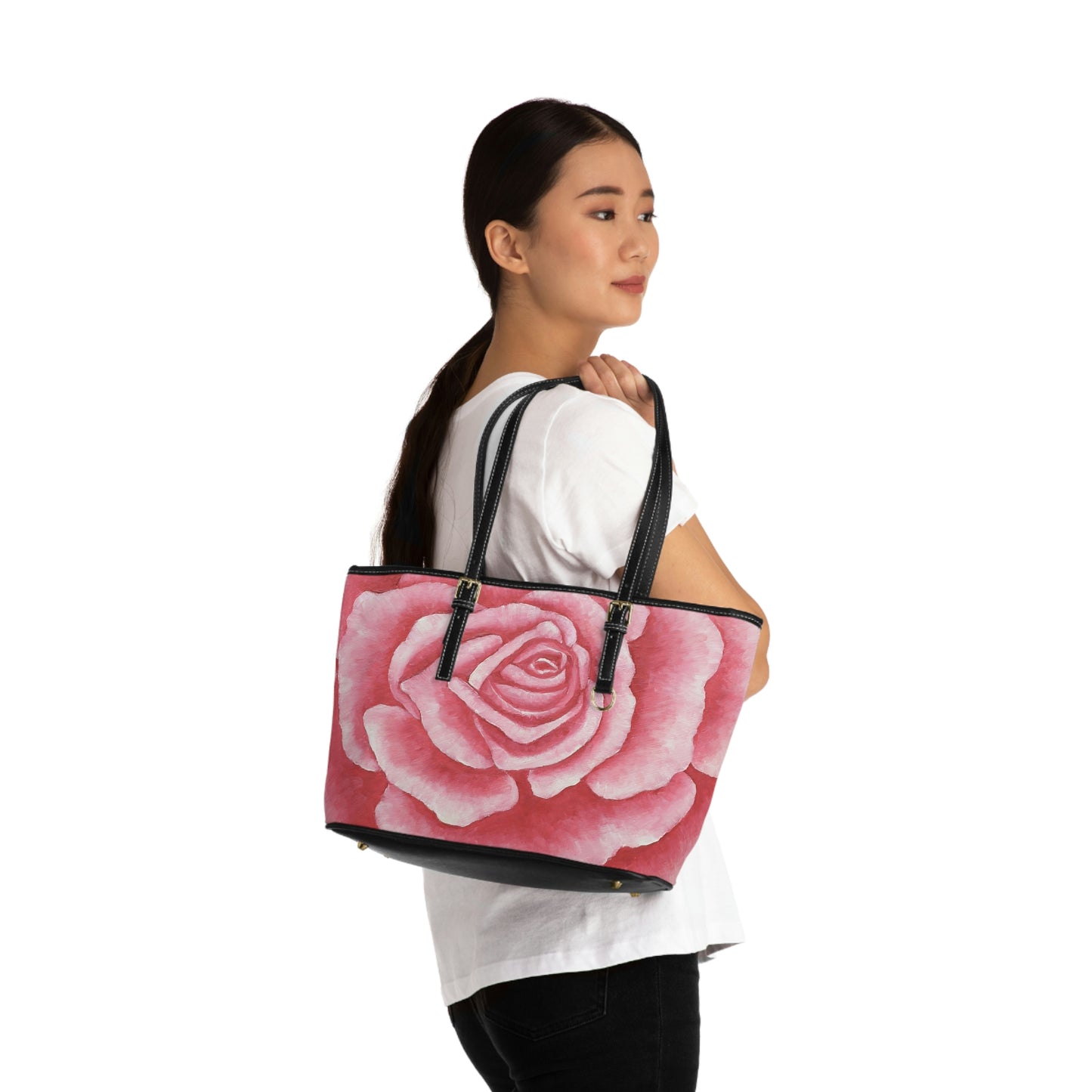 Coral Rose Handbag