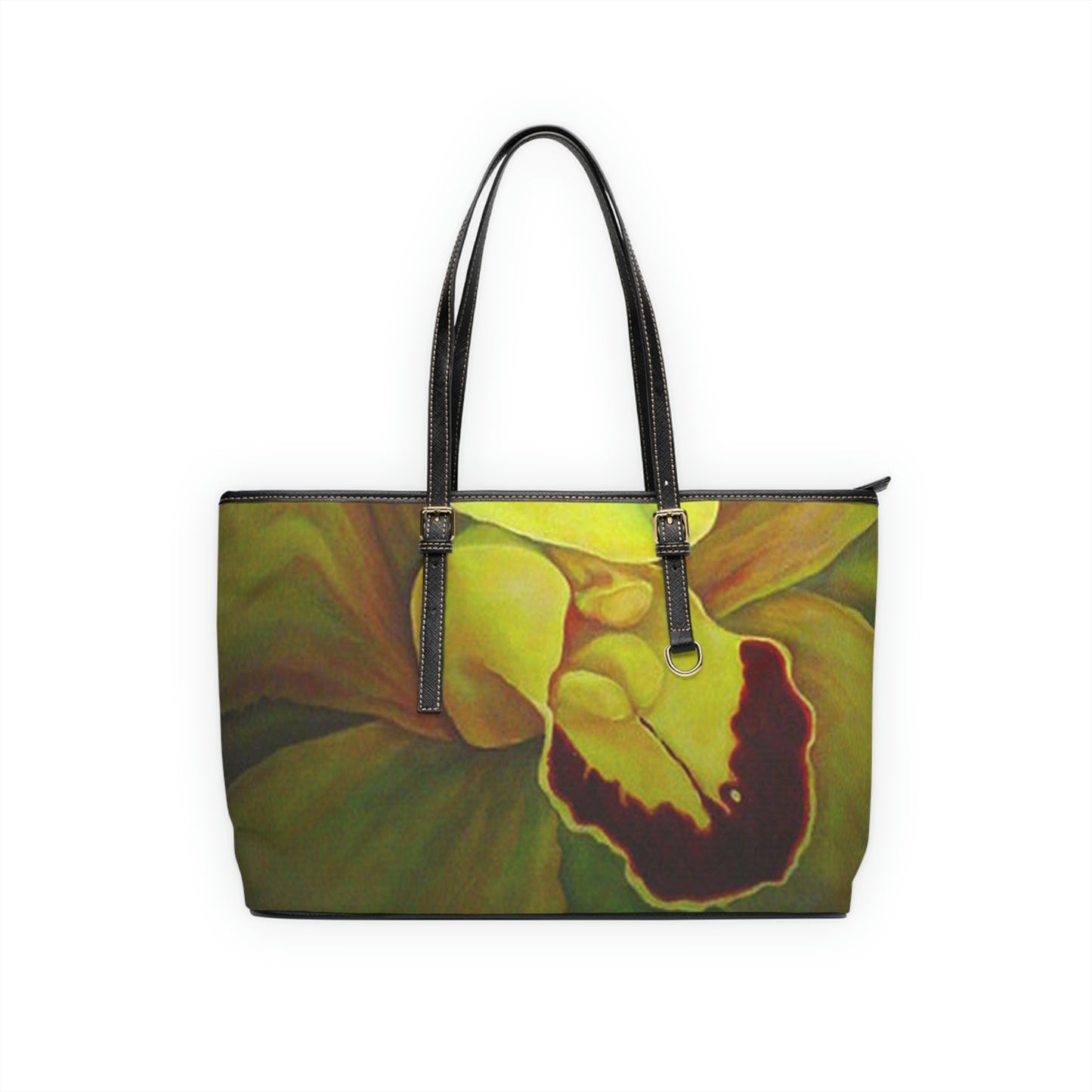 Chartreuse Orchid Handbag