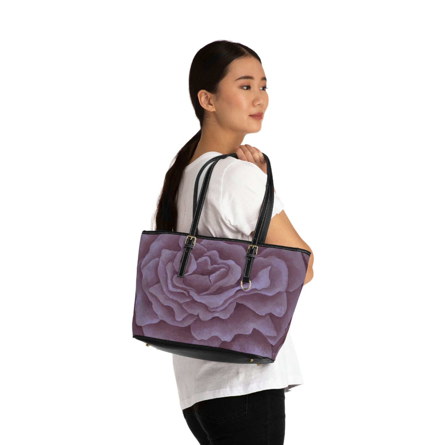 Plum Rose Handbag