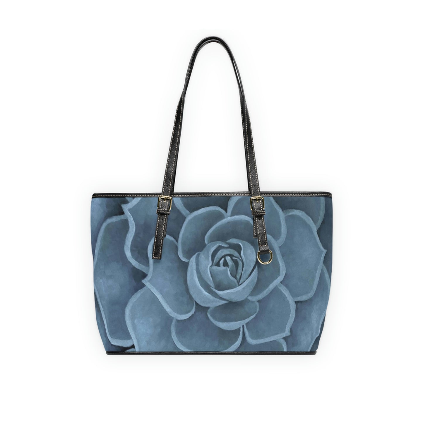 Blue Succulent Handbag