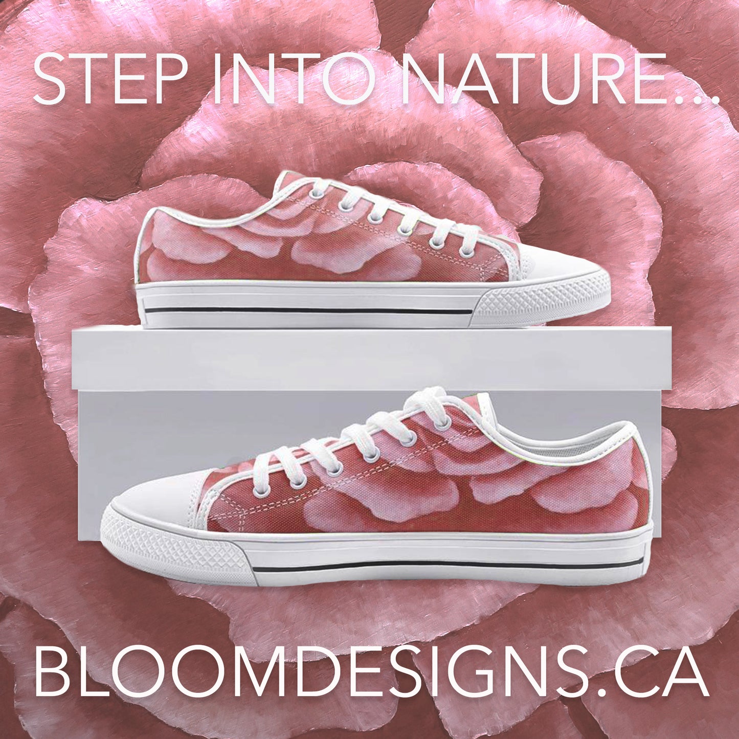 Coral Rose Low-top Sneakers