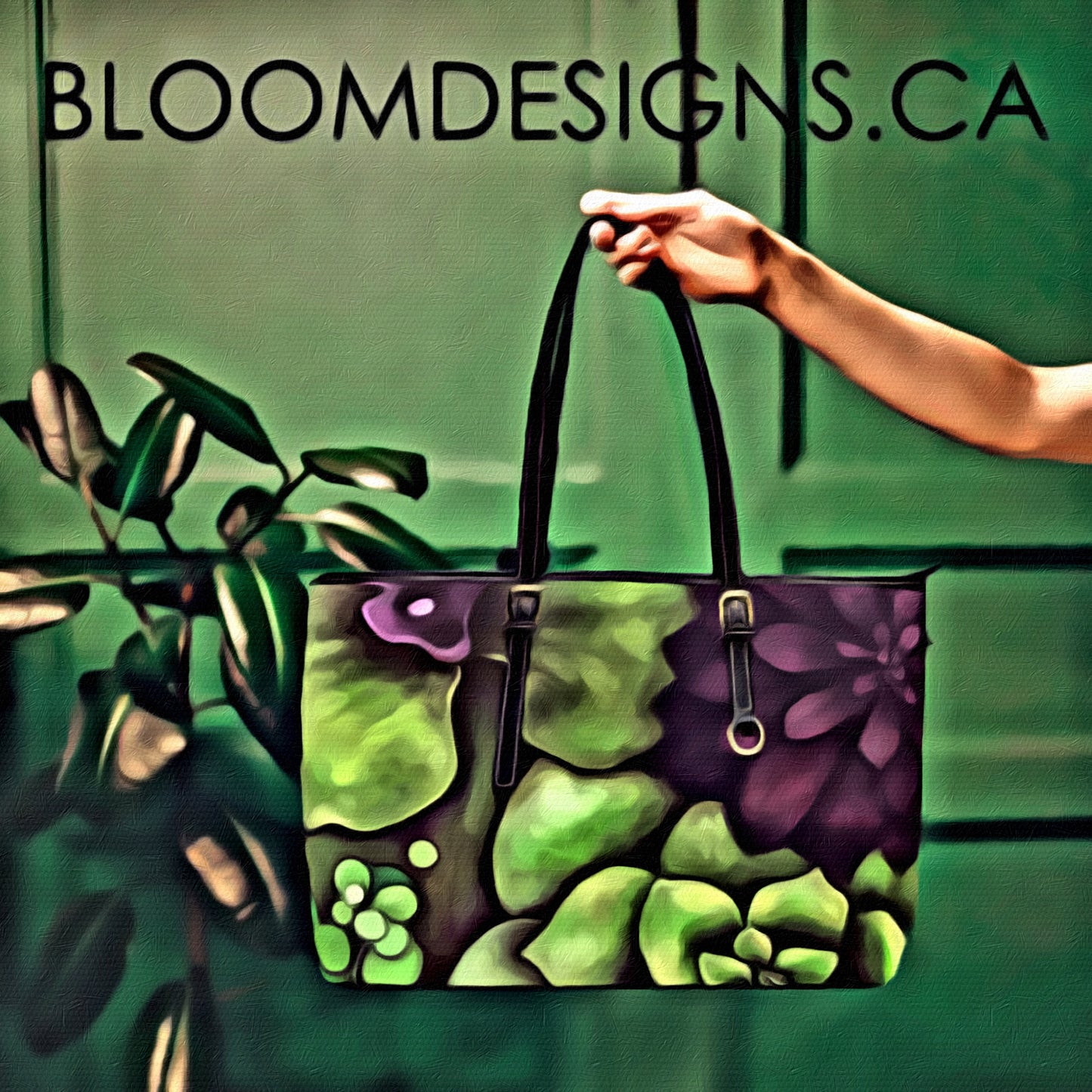 Succulent Garden Handbag