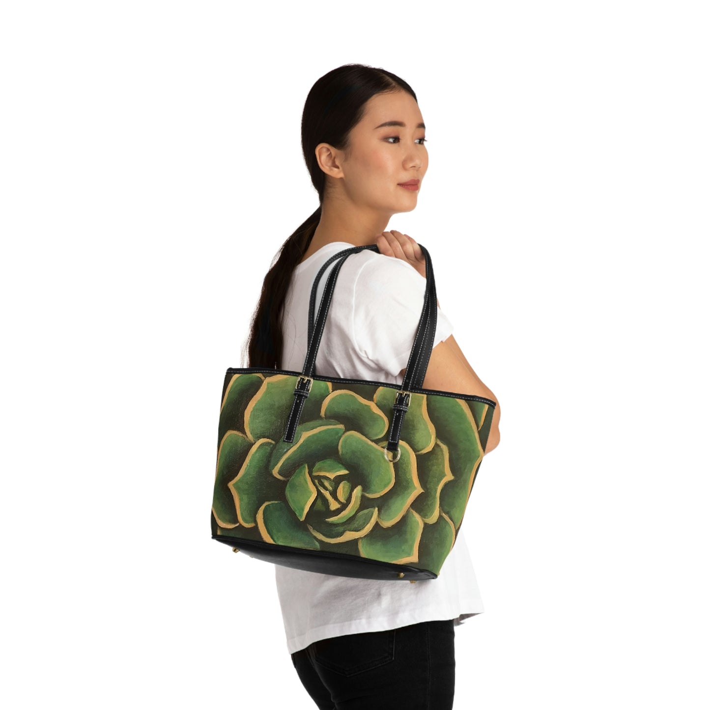 Olive Succulent Handbag