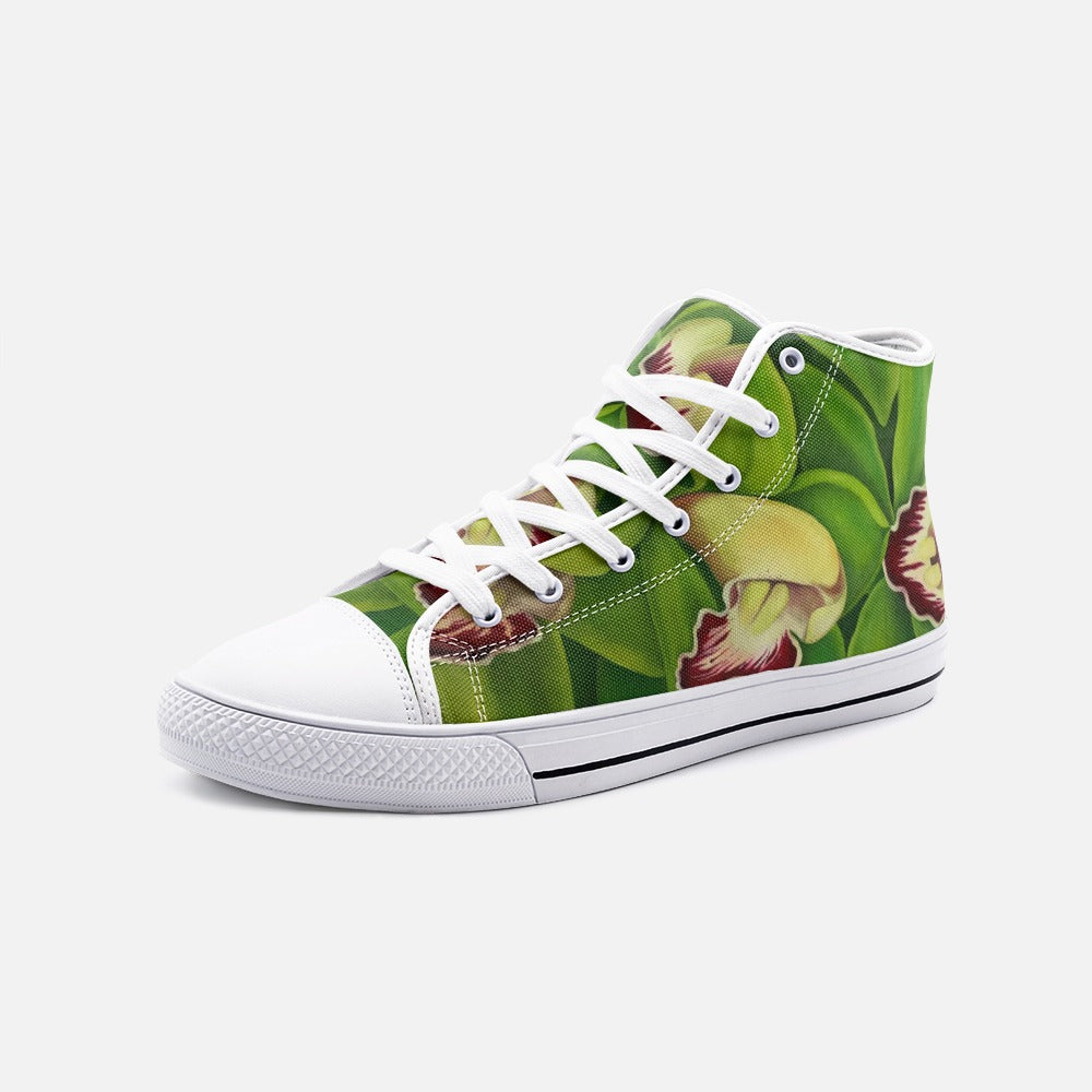 Lime Orchid High-top Sneakers