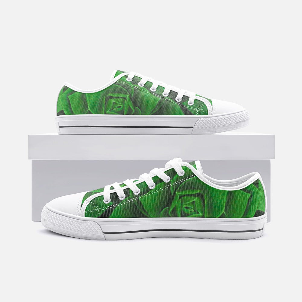 Emerald Succulent Low-top Sneakers