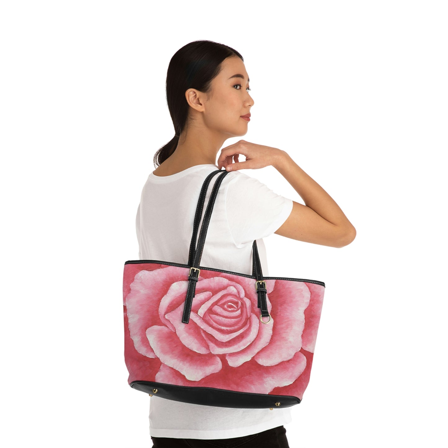 Coral Rose Handbag