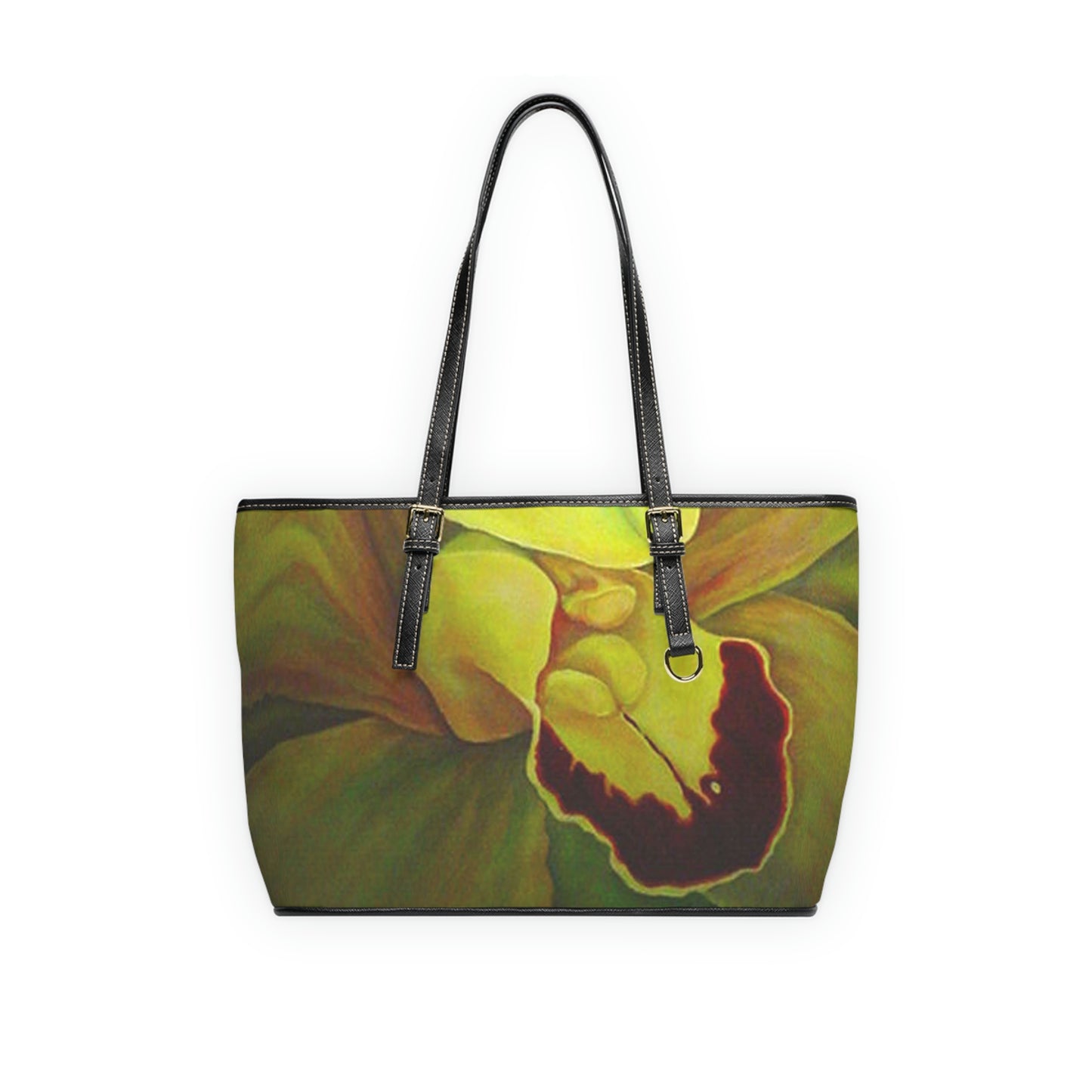 Chartreuse Orchid Handbag