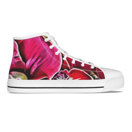 Hot Pink Orchid High-top Sneakers