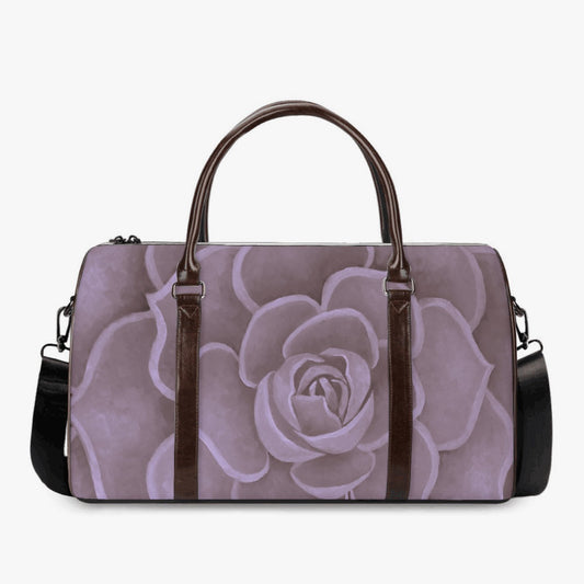 Plum Succulent Duffle Bag