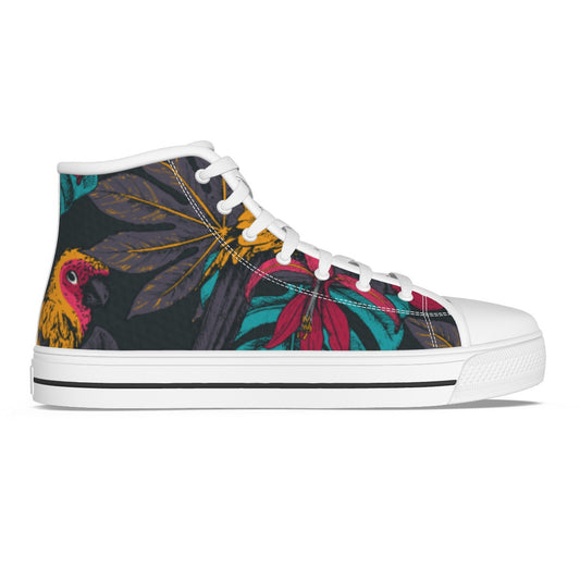 Bold Leaf High-top Sneakers