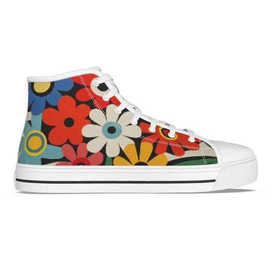 Flower Power High-top Sneakers