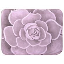 Load image into Gallery viewer, Light Pink Succulent Infant Sherpa Blanket