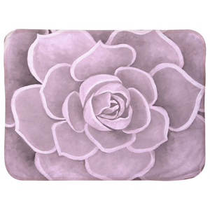 Light Pink Succulent Infant Sherpa Blanket