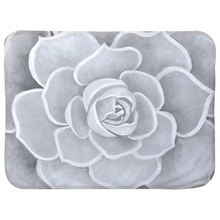 Load image into Gallery viewer, Light Grey Succulent Infant Sherpa Blanket