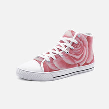 Load image into Gallery viewer, Coral Rose High Top Canvas Shoes