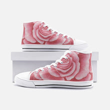 Load image into Gallery viewer, Coral Rose High Top Canvas Shoes