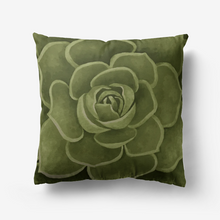 Load image into Gallery viewer, Olive Succulent Throw Pillow