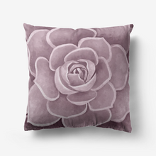 Load image into Gallery viewer, Light Pink Succulent Throw Pillow