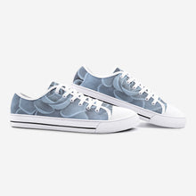 Load image into Gallery viewer, Blue Succulent Low Top Canvas Shoes