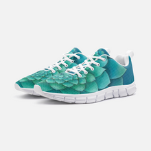 Load image into Gallery viewer, Turquoise Succulent Athletic Sneakers