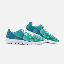 Load image into Gallery viewer, Turquoise Succulent Athletic Sneakers