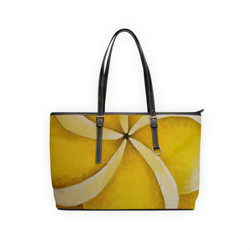 Yellow Plumeria Handbag