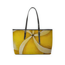 Load image into Gallery viewer, Yellow Plumeria Handbag