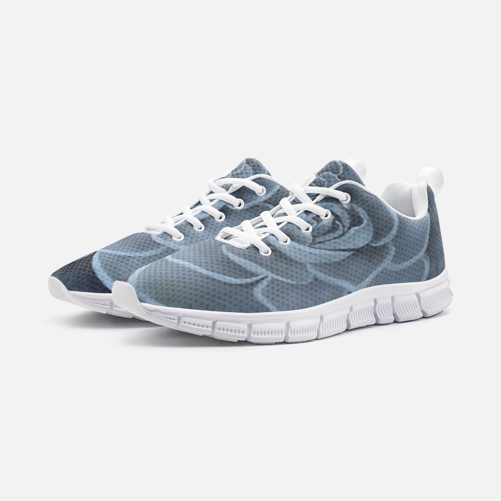 Blue Succulent Athletic Sneakers